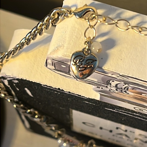 Betsey Johnson Celestial Starlet Star Pearl Mystic Necklace 13"-18" EUC - Picture 5 of 10